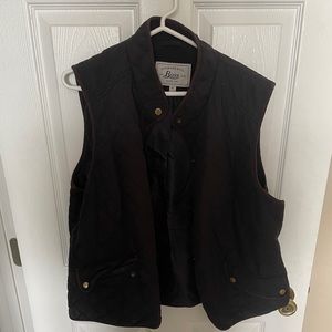 Bass Black Quilted Vest